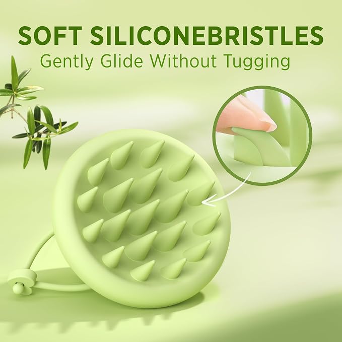 Roycederm Scalp Massager Brush Hair Scrubber – Soft Silicone Shampoo Brush - Image 5