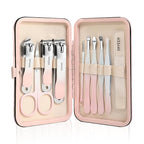 Manicure Set, Portable Mini Manicure and Pedicure Kit, Travel Grooming Nail Kit by SHYEEH