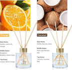200ml Scent Diffuser with 6 Fiber Sticks, 6.76 oz Reed Diffuser Set - Image 2