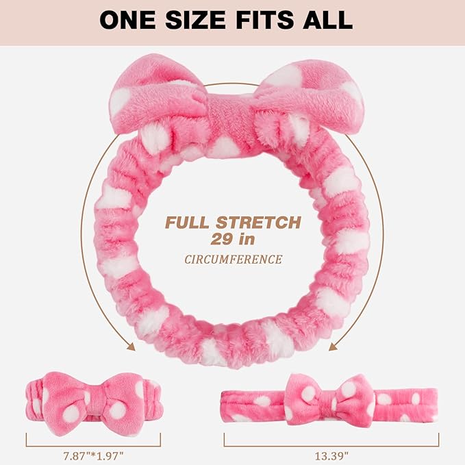 YOOVR 8pcs Spa Headband, Mothers Day Gifts Bulk, Stocking Stuffers - Image 2