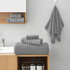 KBY Bath Towels Set 6 Piece 40x80 Inches，2 Extra Large Bath Sheets 2 Hand - Image 2