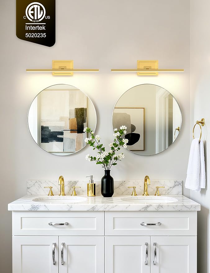 VOLISUN Bathroom Vanity Light 24 inch, 14W Dimmable 5CCT Led Bathroom Light - Image 2