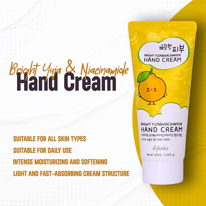 esfolio Yuja Vitamin C Hand Cream – Deep Hydration - Image 2