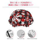 Christmas Snowflakes Shower Cap - Image 4