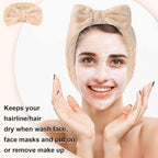 Tigeen 52 Pieces Spa Headband for Washing Face Bulk Soft Coral Fleece Skincare - Image 7