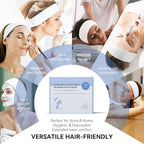 100 Count Disposable Headbands for Spa Headband for Washing Face Individually - Image 5