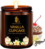 Vanilla Cupcake Candles, Vanilla Cupcake Scented Candle, Mother's Day Candle by DLDREAMYDEWLA