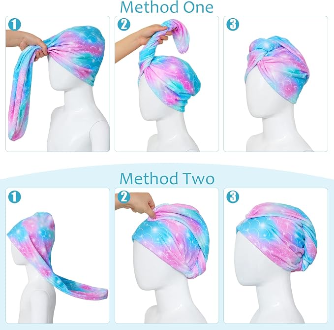 Basumee Microfiber Hair Towel Wrap - Image 7