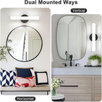 OOWOLF Bathroom Vanity Light, Adjustable Brightness 12W 17.3inch Bathroom Light - Image 4