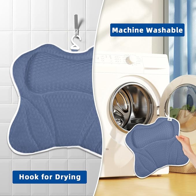 Bath Pillow, Bath Pillows for Tub Neck and Back Support, Bathtub Pillows for - Image 5