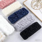 hexiaoxiao 6 Pack Microfiber Spa Headband Elastic Skin-Friendly No Slip Hairband - Image 2
