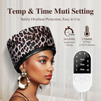 Heat Cap Leopard Thermal Steam Cap - Image 4
