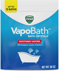 Vicks VapoBath, Bath Salts, Bath Bomb, Non-Medicated Bath Crystals, Comforting by Vicks