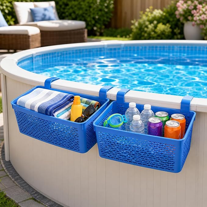 2 Packs XL Poolside Storage Basket - Image 5