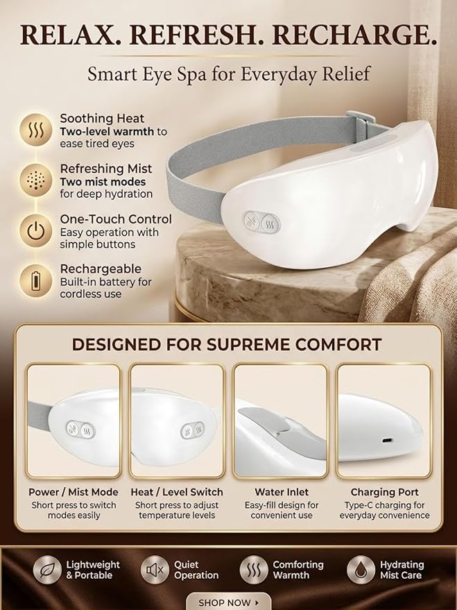 Beminda Steam Eye Therapy, Beminda Steam Therapy Pro, Steam Eye Mask - Image 7