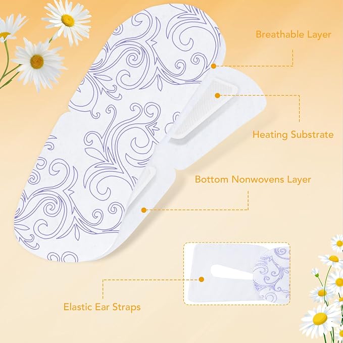 XPCARE 24 Pack Steam Eye Masks for Dry Eyes, Self Heated Steam Warm Eye Mask - Image 3