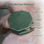 iTokGok® Premium 2-in-1 Silver-Infused Silicone Body Scrubber - Image 3