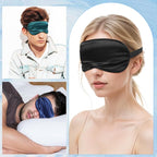 3 Pcs Sleep Mask, Silk Blackout Eye Mask Cover - Image 5