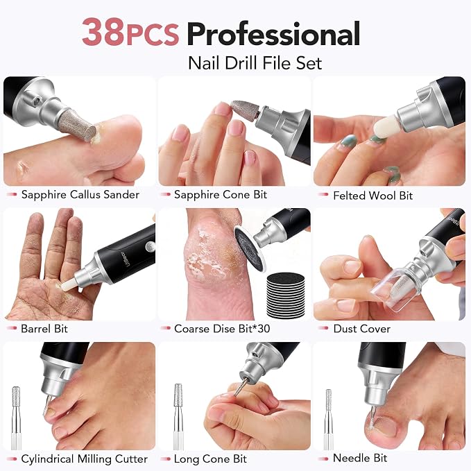 Litbear Electric Nail Drill File - Image 6