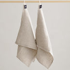 European Flax Linen Kitchen Towels Set of 2 - Image 3
