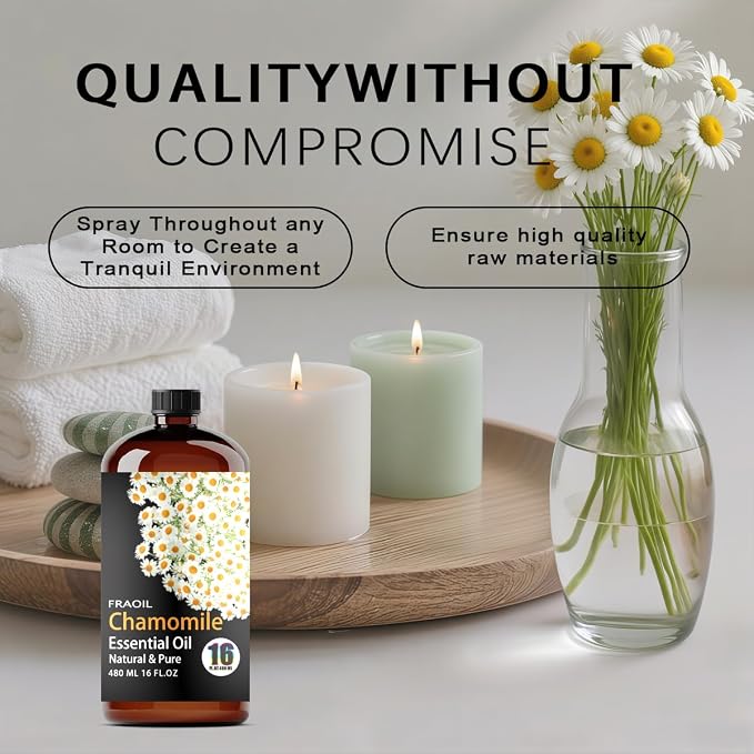 Chamomile Essential Oil, Chamomile Oil 16 Fl Oz 480 ML - Image 2