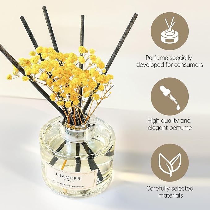 Reed Diffuser Sets Home Fragrance Essential Oil Diffuser Black Pomegranate - Image 3