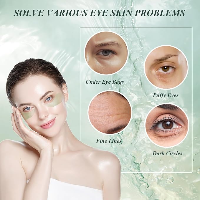 Under Eye Patches for Puffy Eyes and Dark Circles – 60 PCS Aloe Vera Under Eye - Image 2