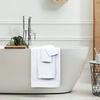 GLAMBURG 100% Cotton Ultra Soft 6 Pack Towel Set, Contains 2 Bath Towels 28x55 - Image 4