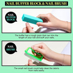 FANDAMEI Nail Tools, Nail Care Kit, Nail Files 100/180, Nail Buffer Block - Image 3
