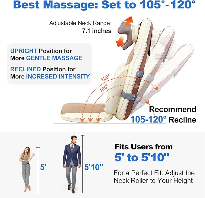 Shiatsu Massage Cushion for Neck and Back - Image 6