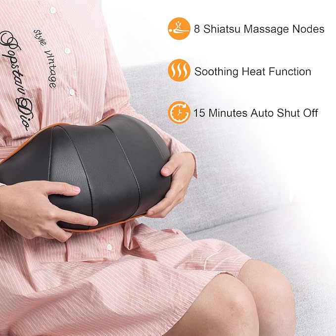 TRIDUCNA Shiatsu Neck Shoulder Back Massager - Image 5