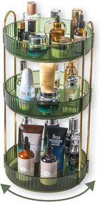 Asayuee 360 Rotating Perfume Organizer, 3 Tier Large Capacity Make Up by Asayuee