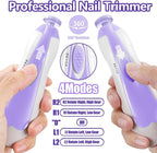 Qunlions life Baby Nail Trimmer Electric, 6 in 1 Rechargeable Baby Nail - Image 4