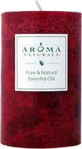 Aroma Naturals Holiday Orange, Clove and Cinnamon Essential Oil Scented Pillar by Aroma+Naturals