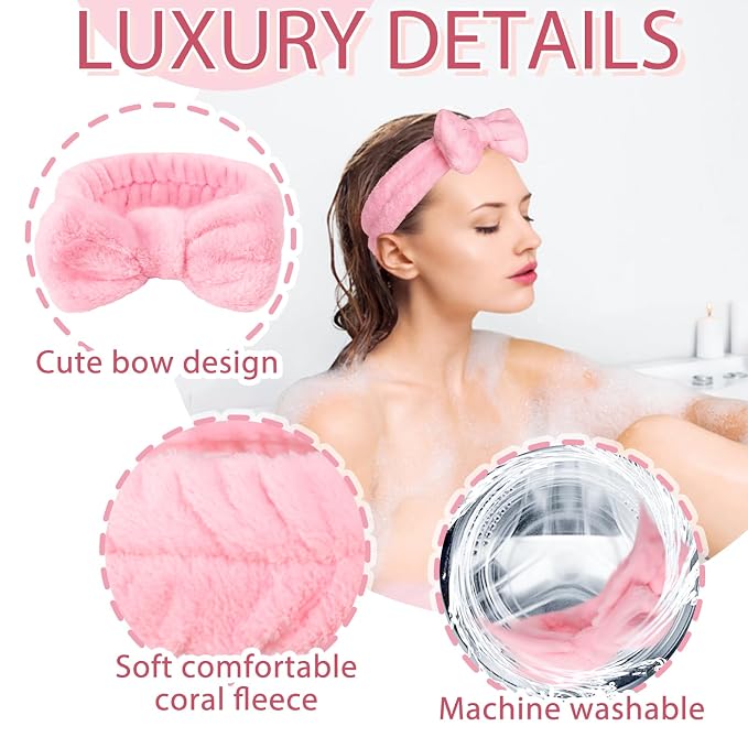 Fmeida Spa Headband and Wrist Band Set - Image 3