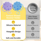 2 Packs Shower Steamer Tray, Hangable and Reusable Shower Steamer Holder/Hanger - Image 7