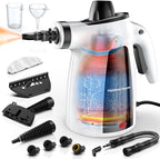 LABIGO Steam Cleaner, Pressurized Handheld Multi-Surface Natural Steam Cleaner by LABIGO