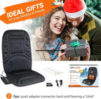 CARSHION Back Massager with Heat, Heated Seat Cover Cushion with 5 Vibrating - Image 6