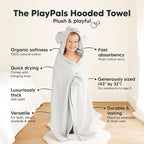 KeaBabies Organic Baby Towel - Image 3