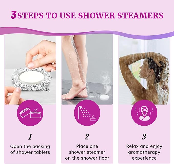 18-Pack Shower Steamers Aromatherapy, Self Care Gifts - Image 5