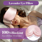 Lavender Heated Eye Mask, Weighted Sleep Mask - Image 4