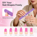 MelodySusie Nail File Kit, Professional Nail Art Manicure Pedicure Supplies - Image 4