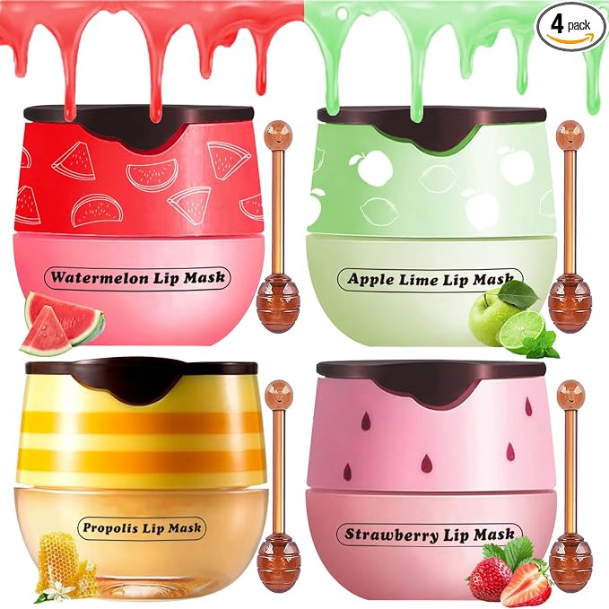 Honey Lip Balm Pot by LOOBEXERY