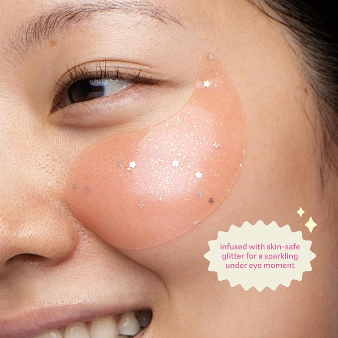 The Crème Shop Gelly Brightening Under Eye Patches, Hydrogel Eye Masks - Image 4