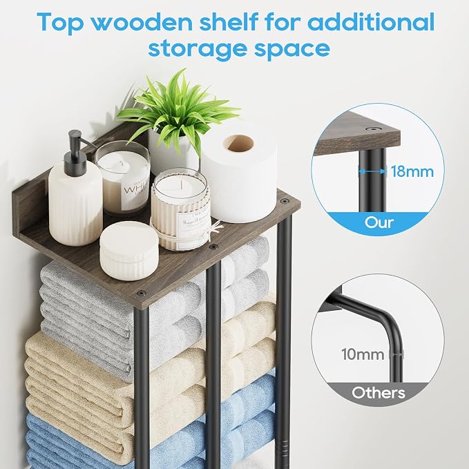 Towel Racks for Bathroom Wall Mounted - Image 3