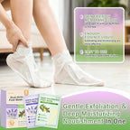 5Pack Moisturizing＆3Psck Foot Peeling Foot Mask, Hydrating Foot Masks Dry - Image 6