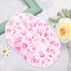 18Pcs Plastic Shower Caps for Women Waterproof Bath Caps Bathing Hair Cap - Image 4