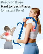 Back and Neck Massager for Pain Relief Deep Tissue, Upgraded Full Body Trigger - Image 3
