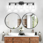 Unicozin 5 Light Bathroom Light Fixtures, 33.5 Inch Vanity Lights - Image 8