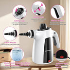 LABIGO Steam Cleaner, Pressurized Handheld Multi-Surface Natural Steam Cleaner - Image 6